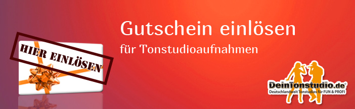 Aufnahme Gutschein einlösen Aufnahme Gutschein einlösen