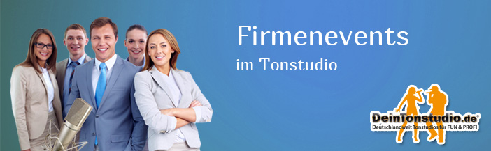 Firmenevents im Tonstudio