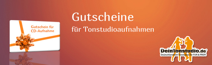 Tonstudio Aufnahme verschenken Tonstudio Aufnahme verschenken