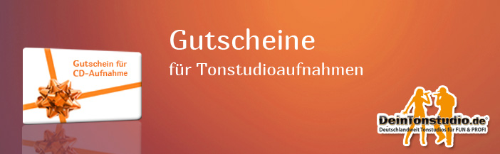 Tonstudio Aufnahme verschenken