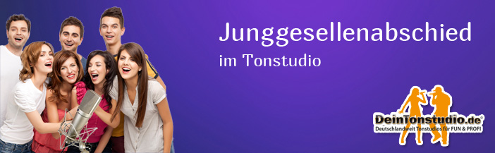 Junggesellenabschied im Tonstudio