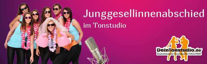Junggesellinnenabschied im Tonstudio Junggesellinnenabschied im Tonstudio