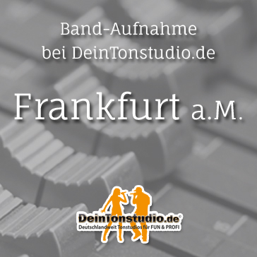 Band-Aufnahme in Frankfurt am Main