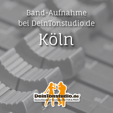 Band-Aufnahme in Köln