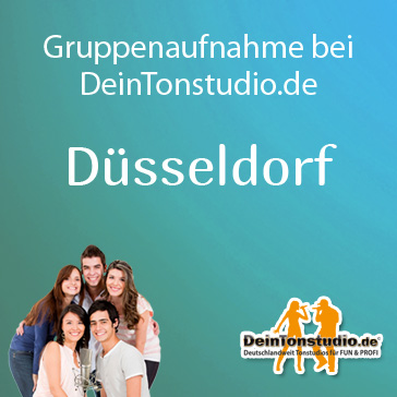 Gruppenaufnahmen im Tonstudio in Düsseldorf