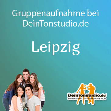 Gruppenaufnahmen im Tonstudio in Leipzig