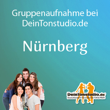 Gruppenaufnahmen im Tonstudio in Nürnberg
